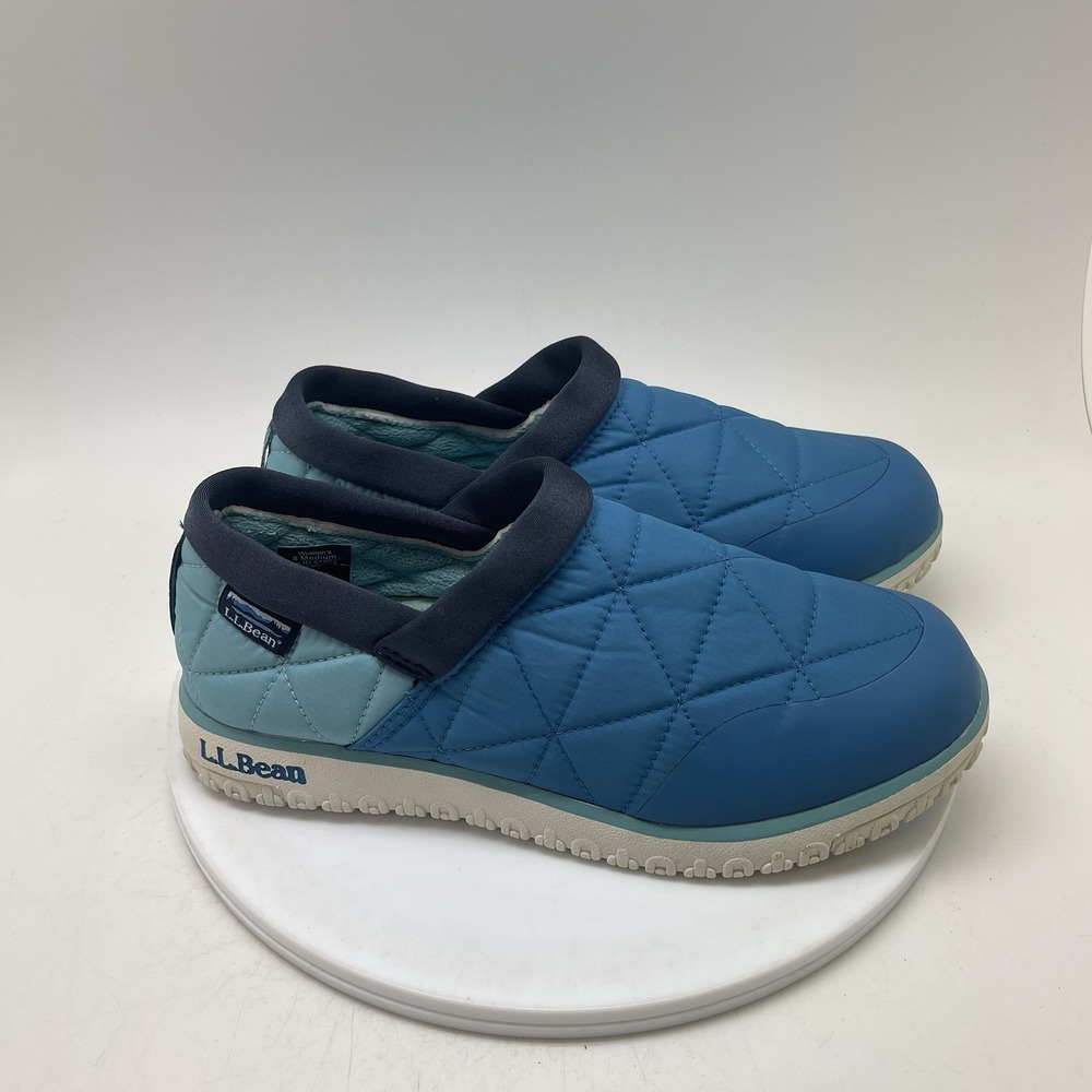 LL Bean Ultralight Primaloft Slip On Shoes Womens 8 M Quilted Insulated 510522